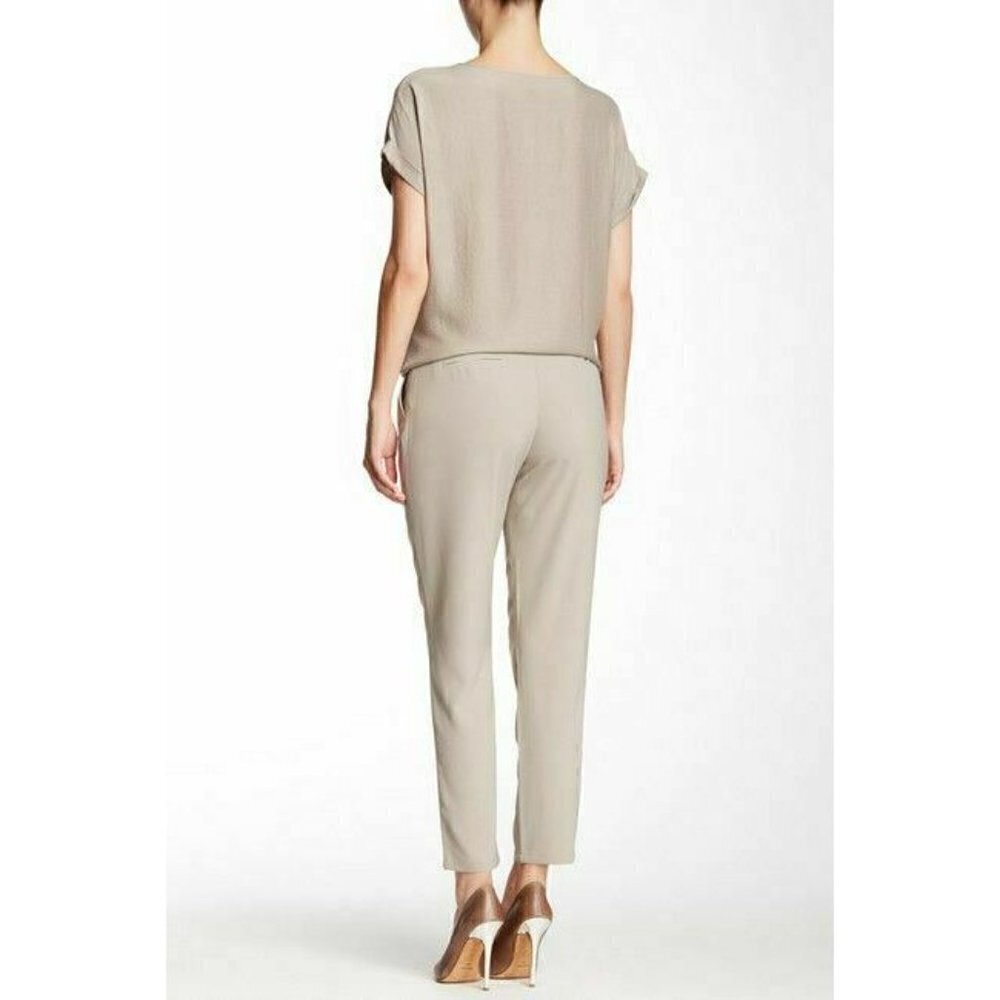 Valette Women's Woven Pleated Straight Leg Pant 4 - Picture 2 of 3